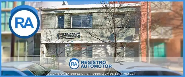 Edificio del Registro Automotor Número 6 de Córdoba Fachada del frente del Registro Automotor Número 6 de Córdoba Capital