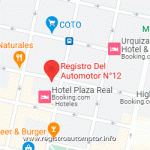 Mapa Registro Automotor 12 Rosario Santa Fe