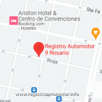 Mapa Registro Automotor 9 Rosario Santa Fe