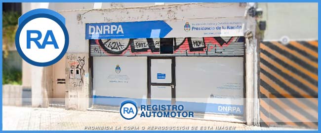 Edificio del Registro Automotor Número 5 de Rosario Fachada del frente del Registro Automotor Número 5 de Rosario