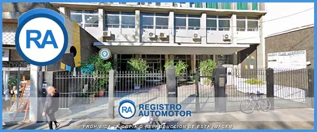 Edificio del Registro Automotor Número 8 de Rosario Fachada del frente del Registro Automotor Número 8 de Rosario