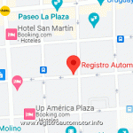 Mapa Registro Automotor 95 Capital Federal CABA
