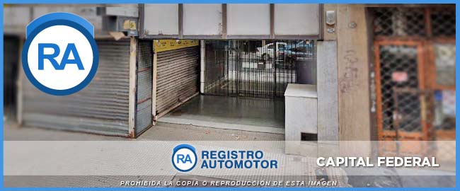 Edificio del Registro Automotor Número 28 de CABA Fachada del frente del Registro Automotor Número 28 de CABA