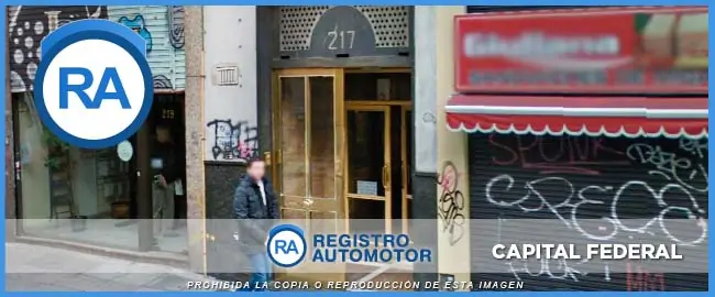 Registro Automotor 5 Capital Federal DNRPA Foto de fachada