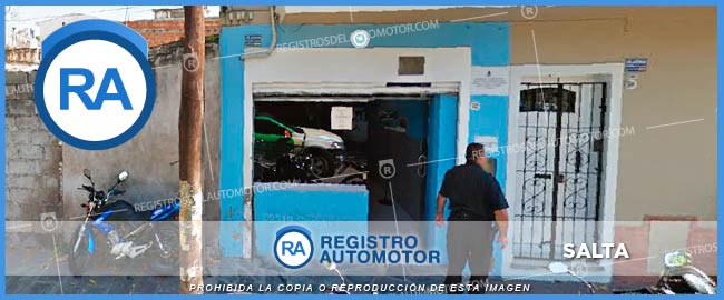 Mapa Registro Automotor 5 Salta