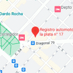 Mapa Registro Automotor 17 La Plata