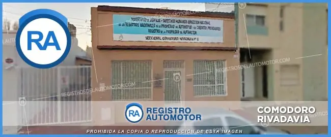 Registro Automotor 6 Comodoro Rivadavia DNRPA Foto de fachada Registro Automotor 6 Comodoro Rivadavia DNRPA