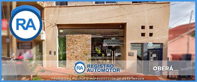 Foto de fachada Registro Automotor A Oberá Misiones DNRPA